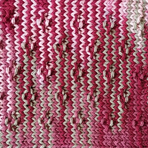 Hand Knit Baby Bib - Picture 3 of 5
